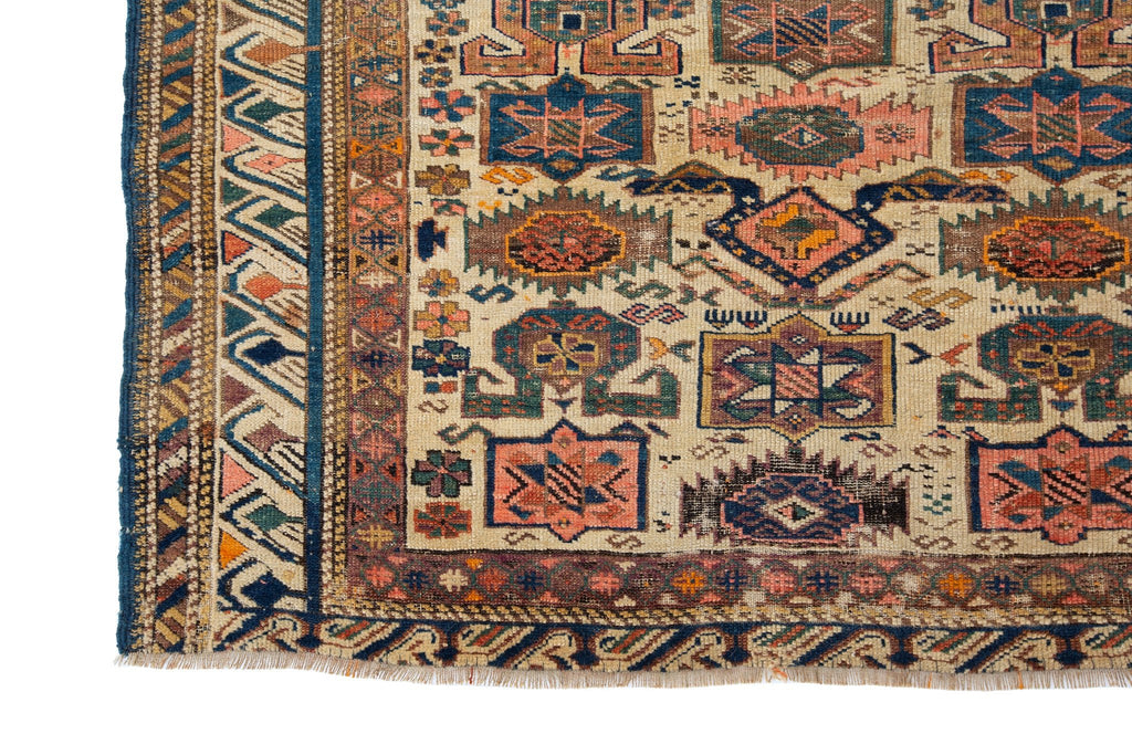 Seychour Kuba 3'10" x 5'2" - SHARKTOOTH Antique and Vintage Textiles