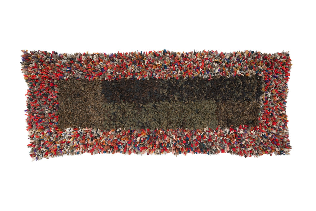 Shaker Confetti Runner 1'10" x 4'7" - SHARKTOOTH Antique and Vintage Textiles