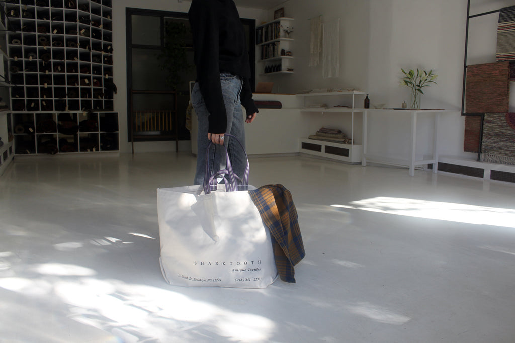 Sharktooth Grand Carryall - SHARKTOOTH Antique and Vintage Textiles