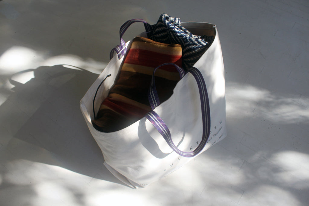 Sharktooth Grand Carryall - SHARKTOOTH Antique and Vintage Textiles