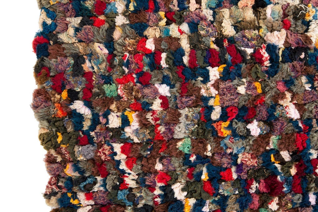 Shirred Shaker Rug 2'1" x 2'9" - SHARKTOOTH Antique and Vintage Textiles