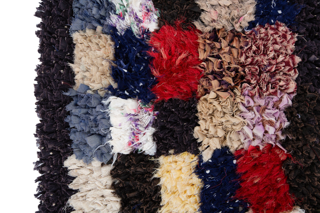 Silk Confetti Mat 1'2" x 2'2" - SHARKTOOTH Antique and Vintage Textiles