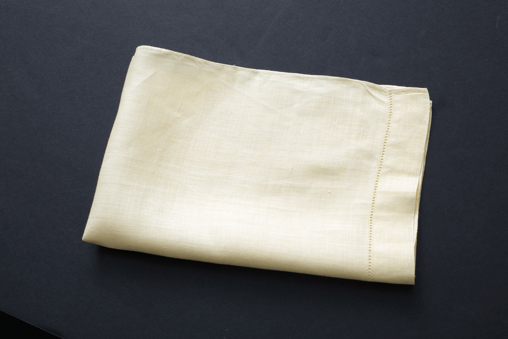 Silk Linen Towel - SHARKTOOTH Antique and Vintage Textiles