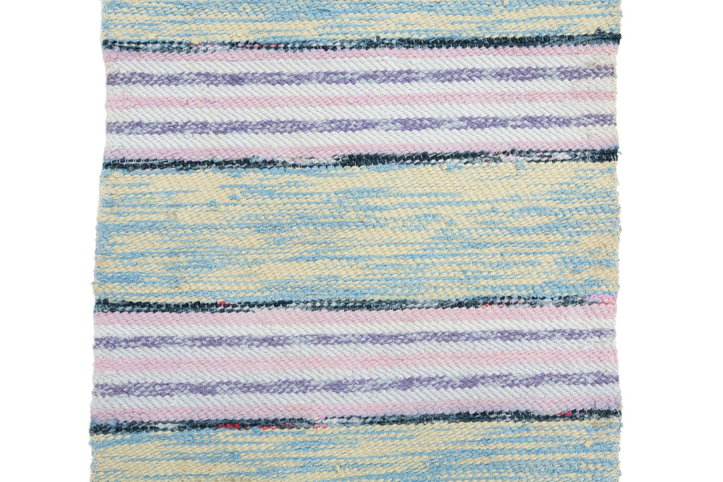 Swedish Rag Rug 2' x 6'2" - SHARKTOOTH Antique and Vintage Textiles
