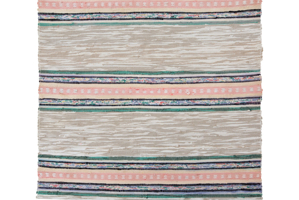 Swedish Rag Rug 2'10" x 6'1" - SHARKTOOTH Antique and Vintage Textiles