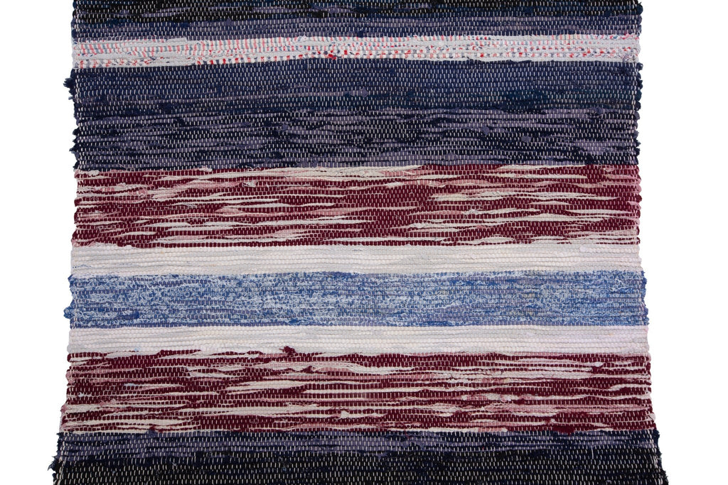 Swedish Rag Runner 2'7" x 13'4" - SHARKTOOTH Antique and Vintage Textiles