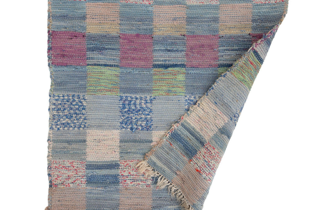Swedish Rag Runner 2'8" x 8'7" - SHARKTOOTH Antique and Vintage Textiles