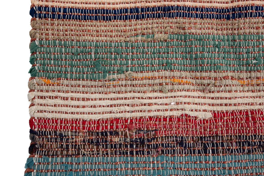 Swedish Rag Runner 3'1 x 10'7" - SHARKTOOTH Antique and Vintage Textiles