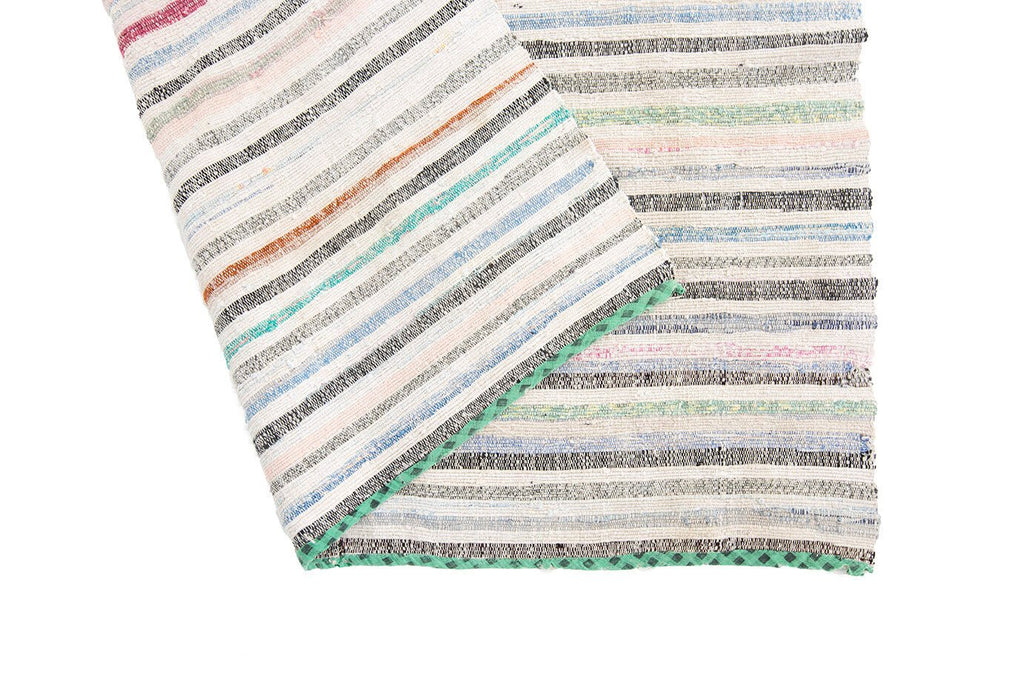 Swedish Rag Weaving 3’5” x 5’2” - SHARKTOOTH Antique and Vintage Textiles