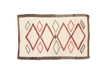 Transitional Navajo 2'5" x 3'9" - SHARKTOOTH Antique and Vintage Textiles