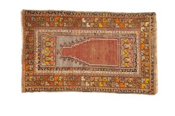 Turkish Prayer Rug 3'3" x 5'4" - SHARKTOOTH Antique and Vintage Textiles