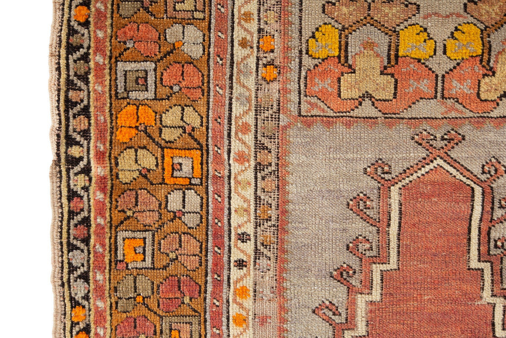 Turkish Prayer Rug 3'3" x 5'4" - SHARKTOOTH Antique and Vintage Textiles