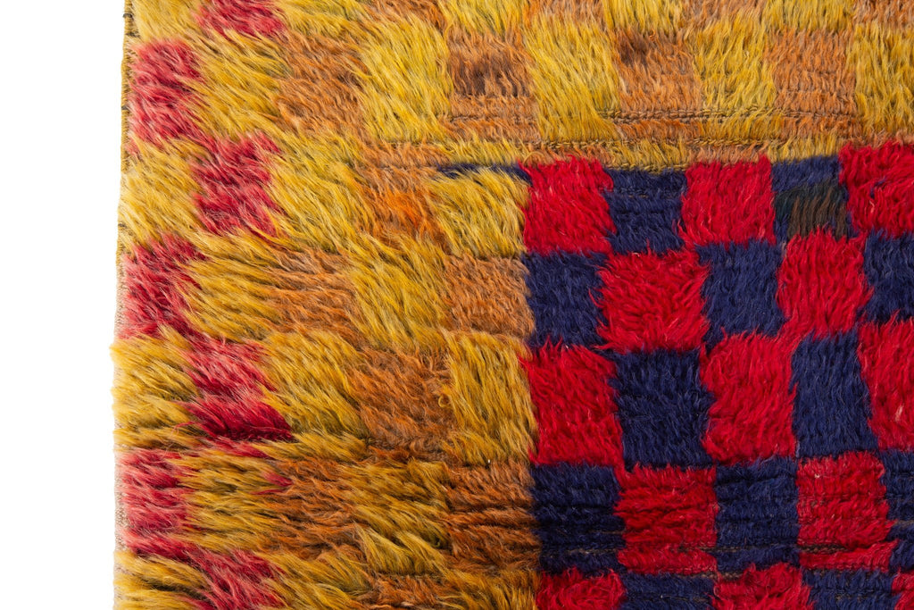 Turkish Tulu 3' x 4' - SHARKTOOTH Antique and Vintage Textiles