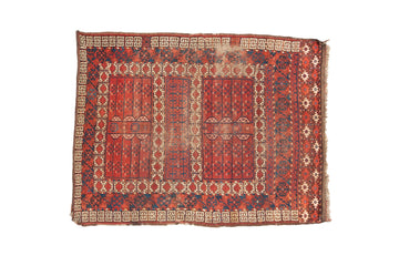 Turkomen Ersari 4'8" x 6' - SHARKTOOTH Antique and Vintage Textiles