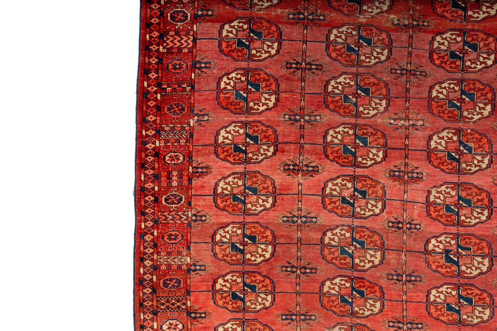 Turkomen Tekke 6' x 8' - SHARKTOOTH Antique and Vintage Textiles