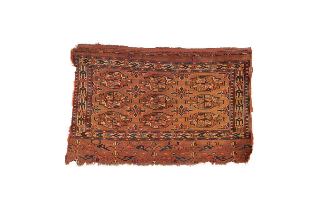 Turkomen Yomud 2'7" x 3'10" - SHARKTOOTH Antique and Vintage Textiles