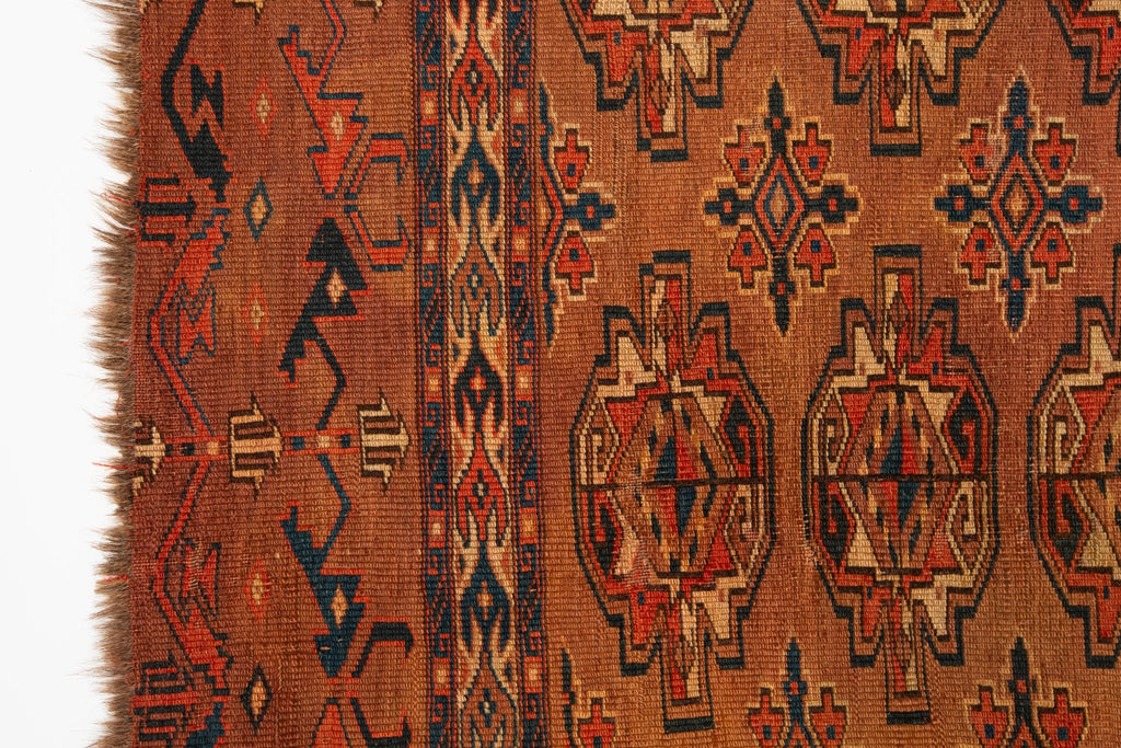 Turkomen Yomud 2'7" x 3'10" - SHARKTOOTH Antique and Vintage Textiles