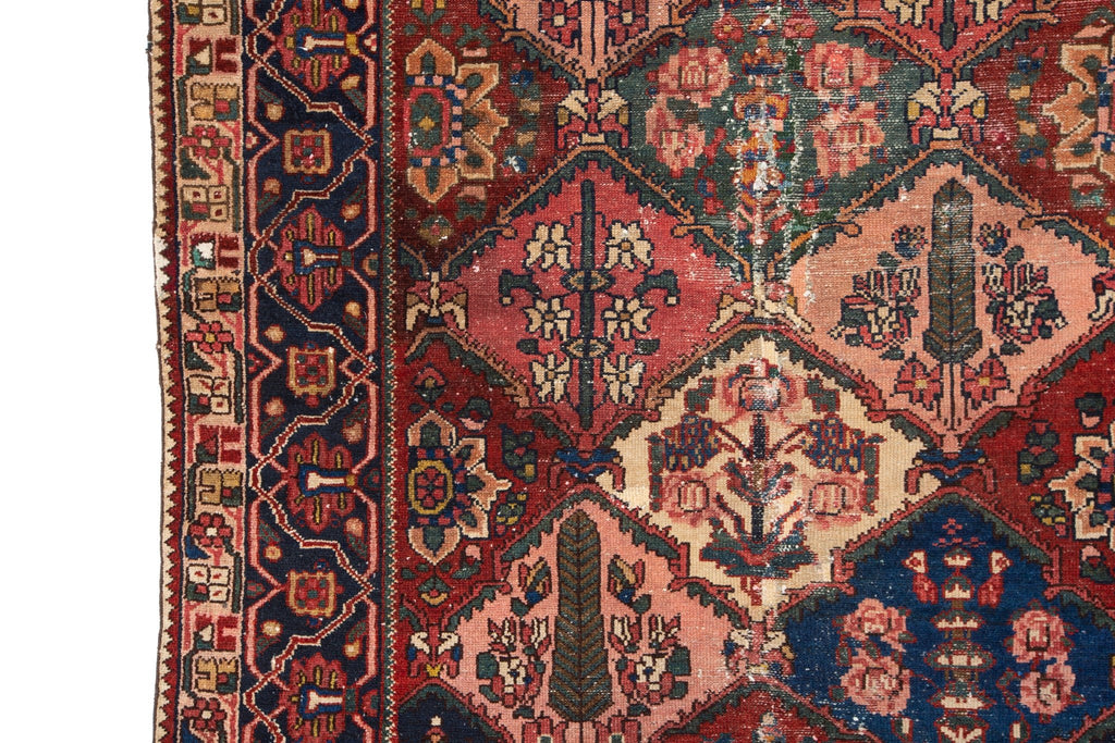Vintage Bakhtiari 5'x 8' - SHARKTOOTH Antique and Vintage Textiles