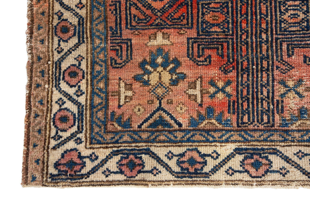 Vintage Bakhtiari Mat 2'7" x 3'4" - SHARKTOOTH Antique and Vintage Textiles