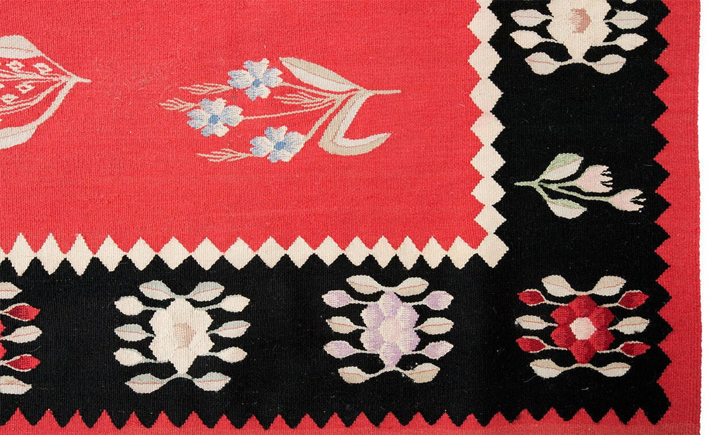 Vintage Bessarabian Kilim - SHARKTOOTH Antique and Vintage Textiles