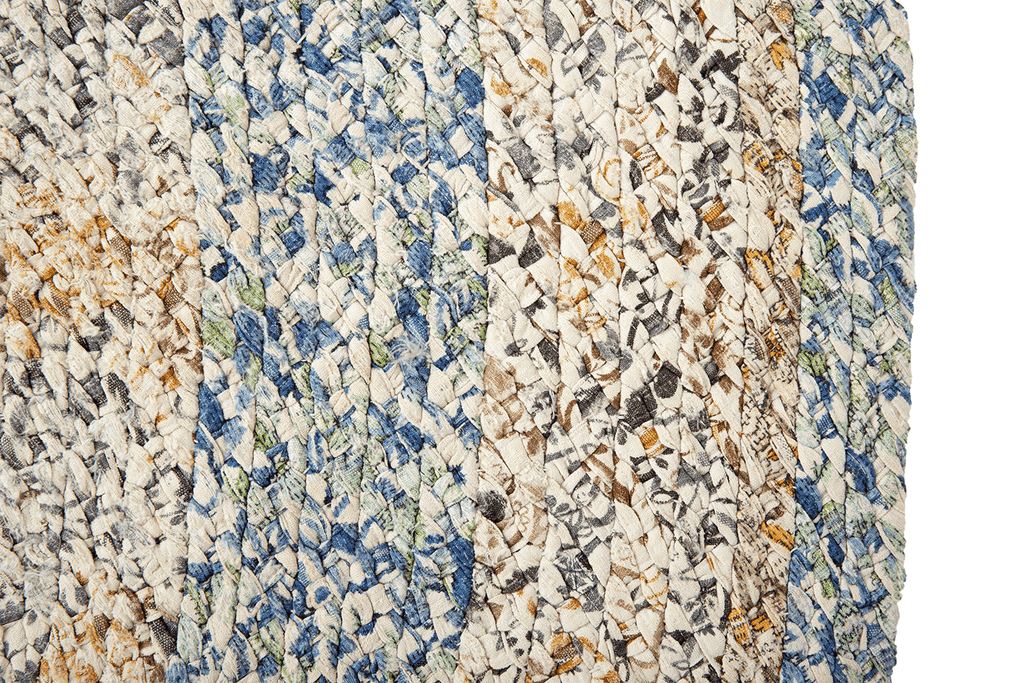 Vintage Braided Rug - SHARKTOOTH Antique and Vintage Textiles