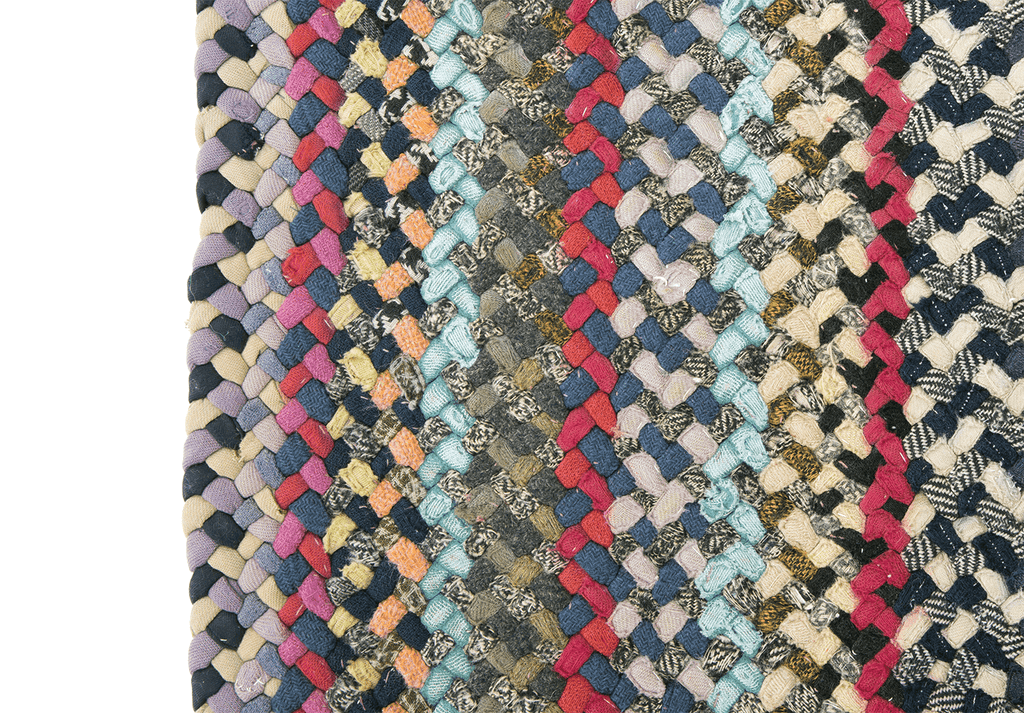 Vintage Braided Rug - SHARKTOOTH Antique and Vintage Textiles