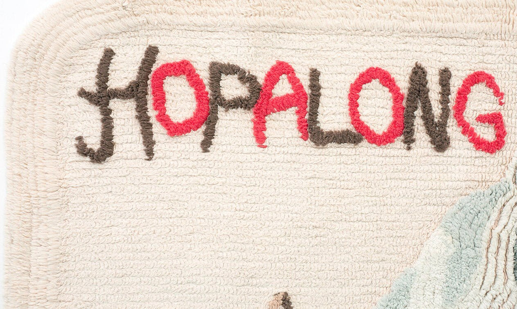 Vintage Chenille Mat - SHARKTOOTH Antique and Vintage Textiles