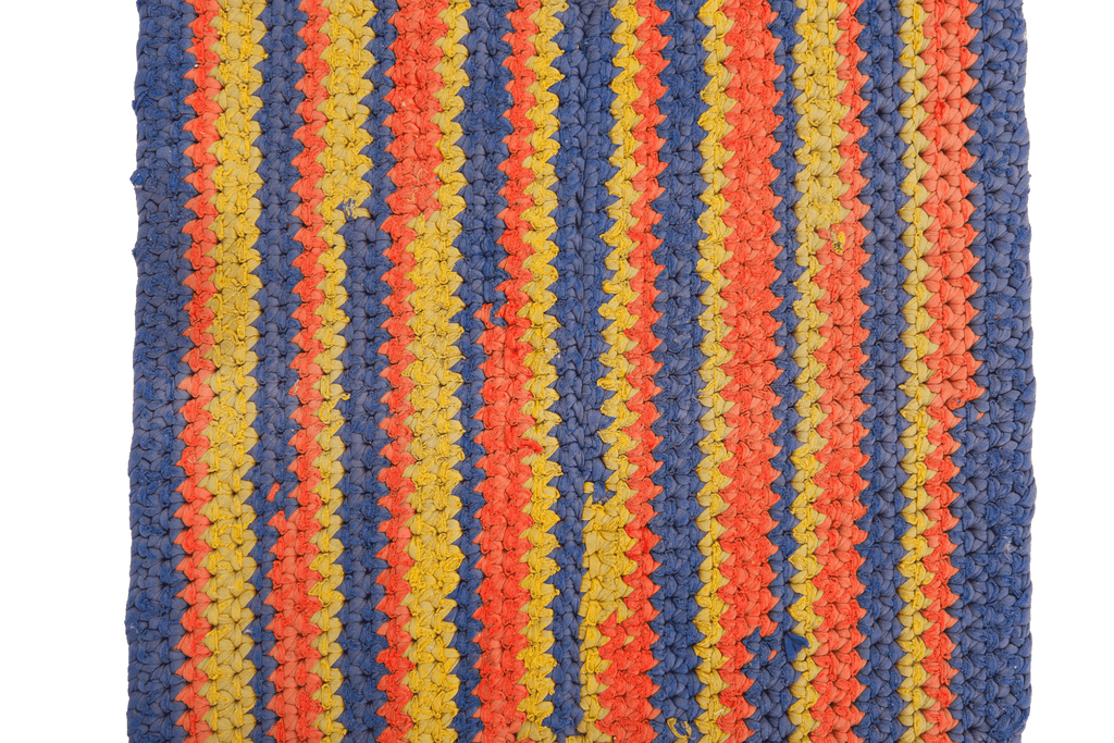 Vintage Crocheted Mat - SHARKTOOTH Antique and Vintage Textiles