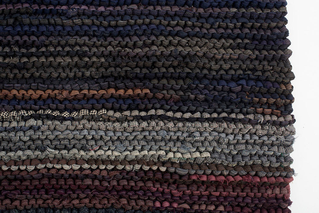 Vintage Knit Wool Mat - SHARKTOOTH Antique and Vintage Textiles