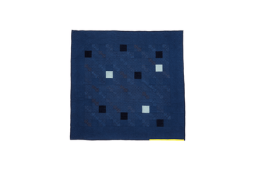 Vintage Navy Overdyed Quilt - SHARKTOOTH Antique and Vintage Textiles