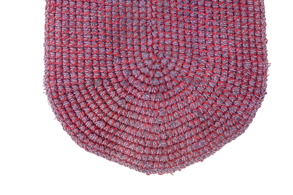 Vintage Oval Mat 2'2" x 3'3" - SHARKTOOTH Antique and Vintage Textiles