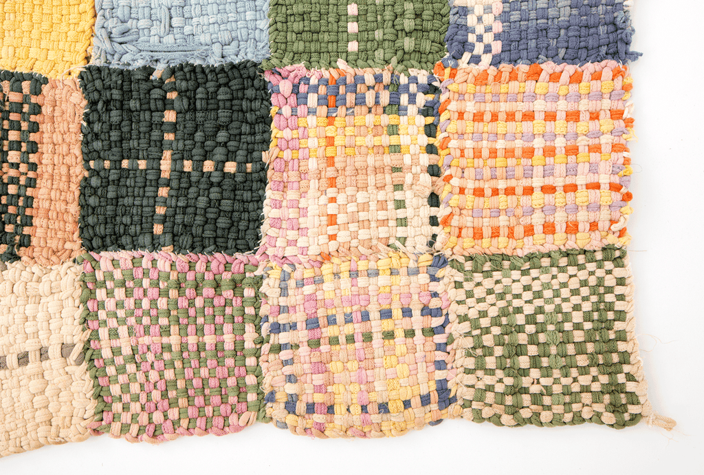 Vintage Potholder Runner - SHARKTOOTH Antique and Vintage Textiles