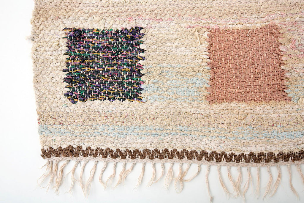 Vintage Rag Rug - SHARKTOOTH Antique and Vintage Textiles