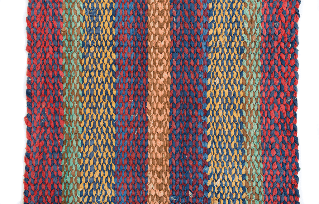 Vintage Rag Rug - SHARKTOOTH Antique and Vintage Textiles