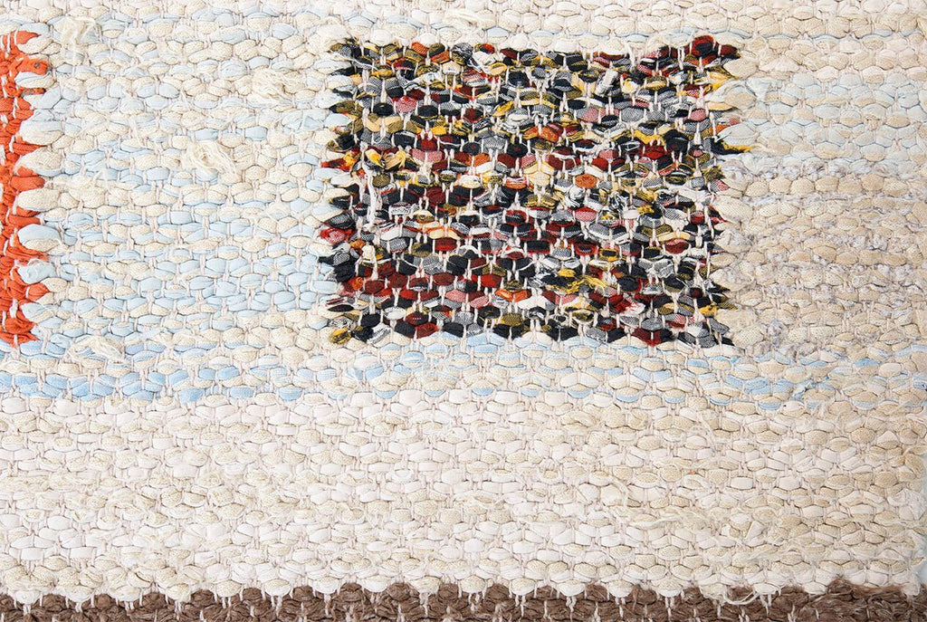 Vintage Rag Rug - SHARKTOOTH Antique and Vintage Textiles