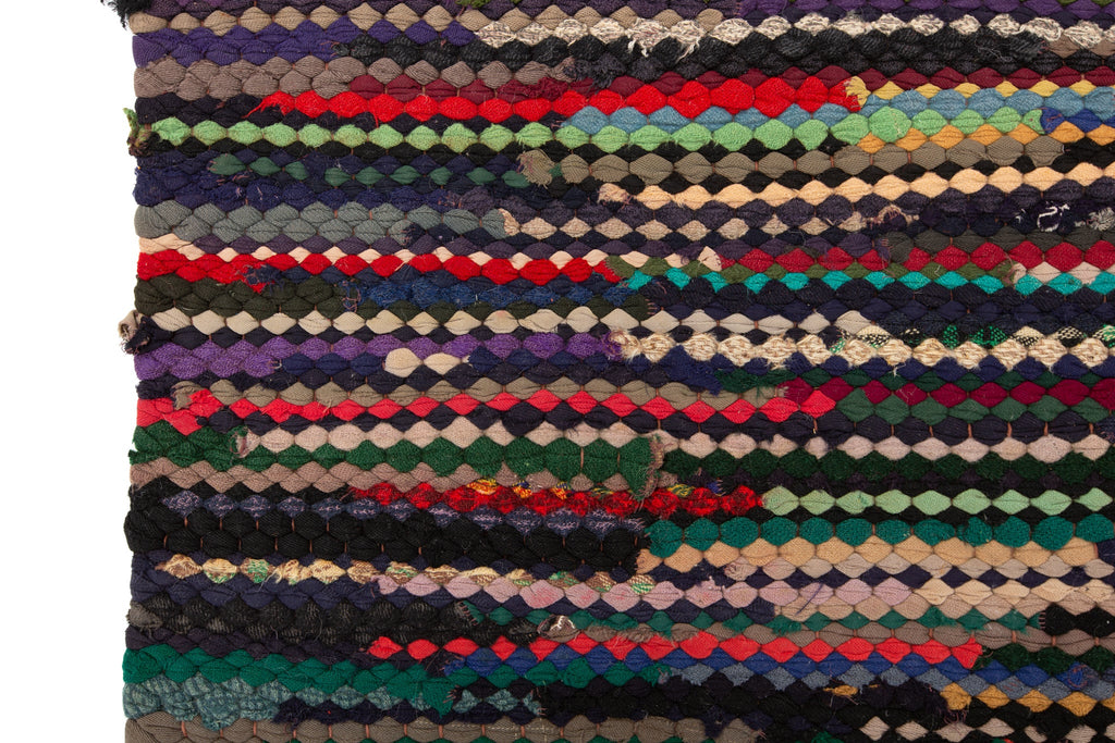 Vintage Rag Rug 5'10" x 7'10" - SHARKTOOTH Antique and Vintage Textiles