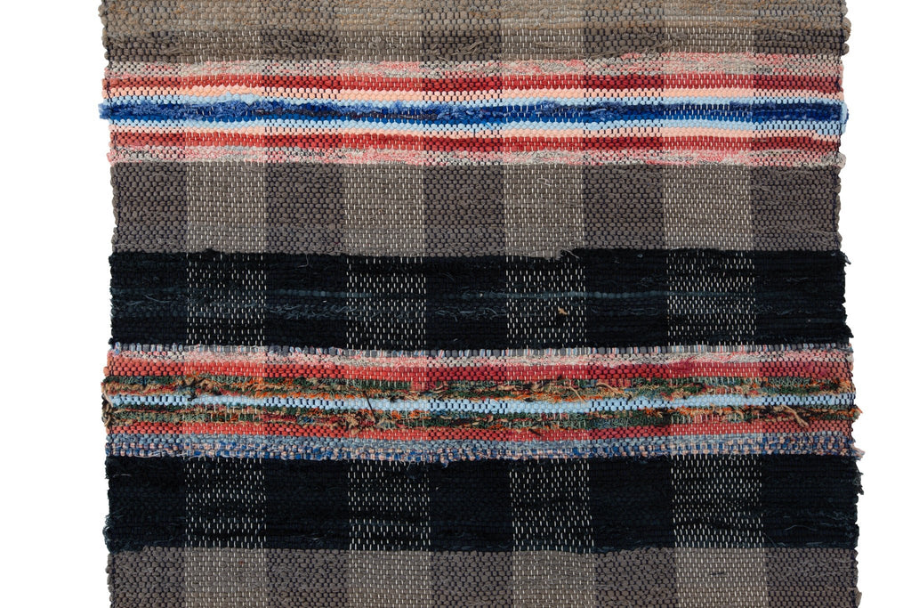 Vintage Rag Runner 2'2" x 5'4" - SHARKTOOTH Antique and Vintage Textiles