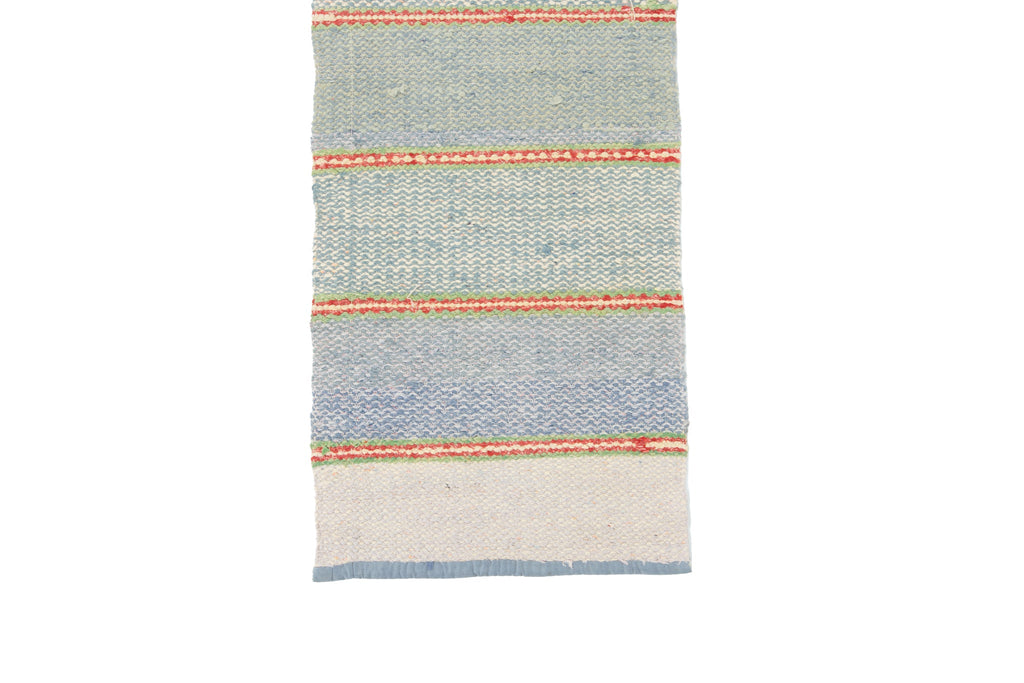 Vintage Swedish Runner 1'9" x 10'8" - SHARKTOOTH Antique and Vintage Textiles