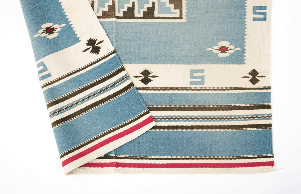 Vintage Texcoco Blanket - SHARKTOOTH Antique and Vintage Textiles