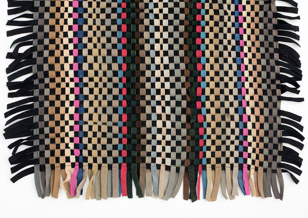 Woven Felt Mat - SHARKTOOTH Antique and Vintage Textiles